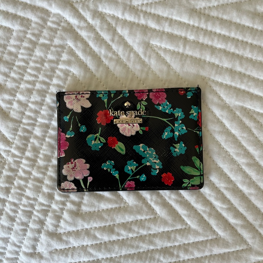 kate spade new york floral card holder